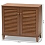 Baxton Studio Coolidge 4-Shelf Shoe Cabinet, Walnut (156-9387-HiT)~#|#~AA368B34-B655-49F5-8D444D513CAB23EE_sc7