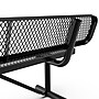 Flash Furniture Sigrid Steel 3-Seat Outdoor Bench, Black (SLFAG4HUT2H48LB)~#|#~AA3C125C-1F08-4184-9E911C09463621D4_sc7