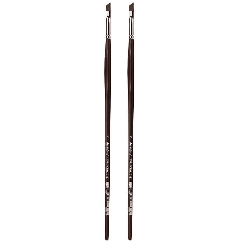 da Vinci TOP-ACRYL Oil and Acrylic Synthetic Bristle, Assorted Brush, 2/Bundle (DVXVA71874-2) image 1
