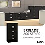 HON Brigade 600 Series 5-Drawer Lateral File Cabinet, Locking, Letter/Legal, Black, 36"W (H685.L.P)~#|#~AA4190E5-0268-4B7C-95C4E4DE4572B0EC_sc7