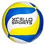 Xcello Sports Volleyballs with Pump, Green/Navy/Yellow and Blue/Yellow/White, 6/Pack (XS-VB-6-ASST-3)~#|#~AA41961F-F83C-4468-969767900F6A24F6_sc7
