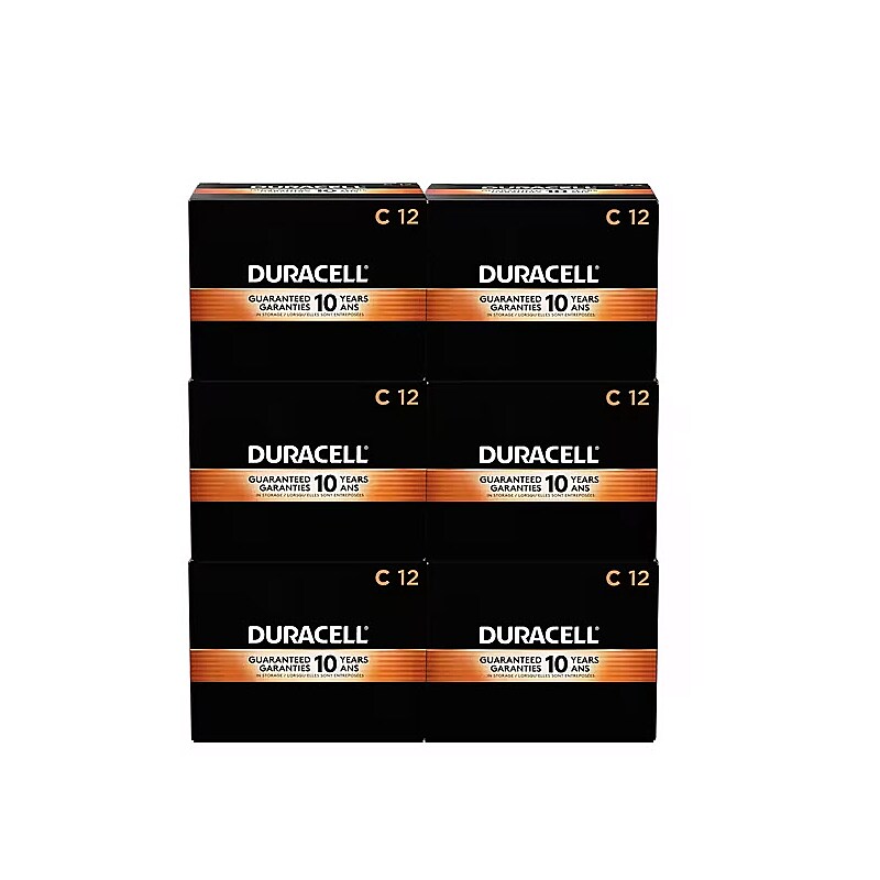 Duracell Coppertop C Alkaline Batteries, 72/Carton (MN1400) image 1
