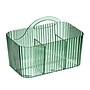 mDesign 4-Section Plastic Desktop Caddy Organizer with Handle, Plastic, Sage (26052)~#|#~AA456A8B-61B1-4251-9A57B0F565FCF528_sc7