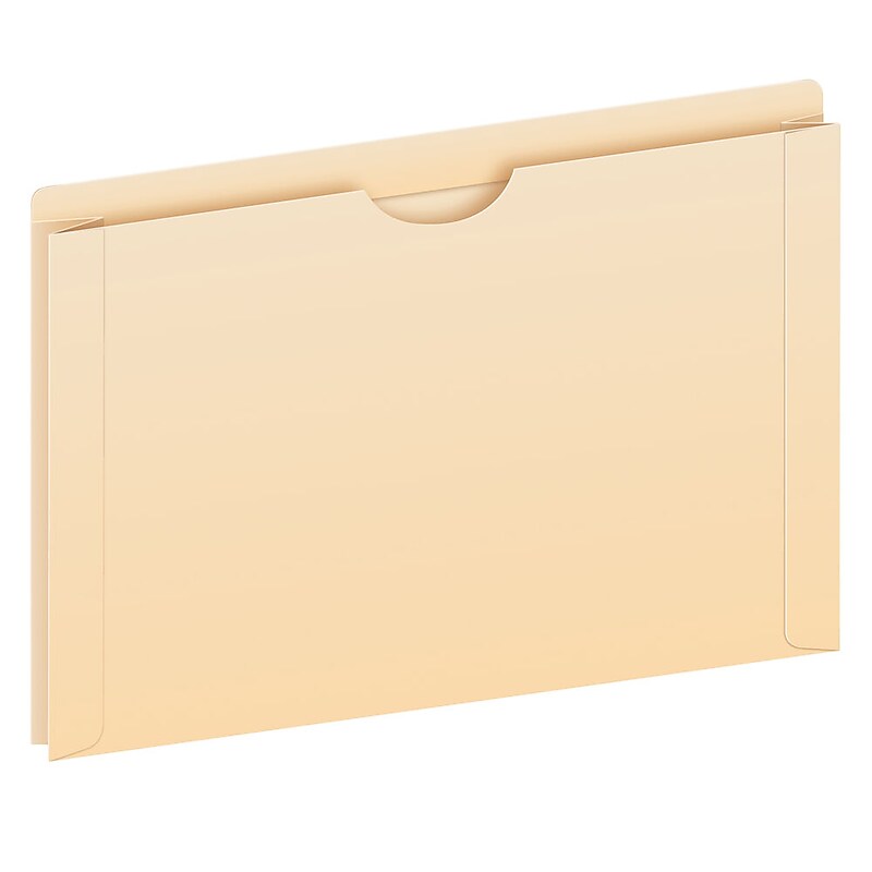 Pendaflex 10% Recycled Reinforced File Jacket, 2" Expansion, Legal Size, Manila, 50/Box (23200) image 1