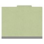 Medical Arts Press Pressboard Classification Folder, 2-Dividers, 2" Expansion, Letter Size, Peridot Green, 10/Box ~#|#~AA4954D9-1919-40BE-89037E9F84B54912_sc7