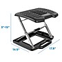 Mount-It! Under Desk Tilt Adjustable Footrest, Black (MI-7808)~#|#~AA4BBEDE-153C-48D9-A3DDE3BDB48C09F9_sc7