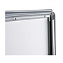 Azar Sign Holder, 20" x 30", Wall Mounted, Silver, Plastic (300346-SLV)~#|#~AA4F7A78-71DF-4712-952B75708BB6B1F0_sc7