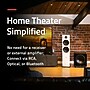 Fluance Ai81 2-Way Floorstanding Tower Speakers with 150W Built-in Amplifier, Natural Walnut (AI81B)~#|#~AA503B62-86D8-41D9-BA2A7EEAA774571A_sc7