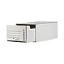 Heavy-Duty Storage Box Drawer, Legal Size, White, 6/Carton (UNV85301)~#|#~AA529B20-09D2-497A-9DFDE05D677CA9E0_sc7