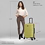 DUKAP Sense 24.39" Hardside Suitcase, 4-Wheeled Spinner, Green (DKSEN00M-GRN)~#|#~AA555665-04F1-4348-B4FF43D8594EE9EA_sc7