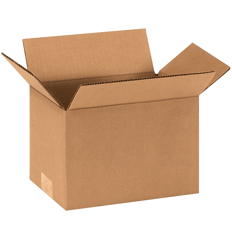 9" x 6" x 6" Corrugated Kraft Boxes, 32 ECT, 25/Bundle (BS090606X) image 1