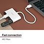 Staples TECH 4-Port USB 2.0 Hub, White (ST62376)~#|#~AA577D63-FA7D-4DCA-9562AC342A1DB4C6_sc7