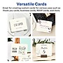 Avery Integrated Cards, 4.25" x 5.5", Matte Ivory, 100/Box (95276)~#|#~AA5960FC-B1F4-46C3-89AA5292AB9CF0FB_sc7