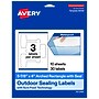 Avery Laser Sealing Labels, 5-7/8" x 4", White, 30 Labels/Pack (19479370812)~#|#~AA5E4A95-C7EB-4C66-BCF7BF383536E1D2_sc7