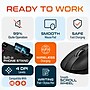 Delton S8/D101 Wireless Optical Mouse and Non-Skid Mouse Pad, Black (DMMPADKIT101)~#|#~AA6492EF-7030-4CE0-9A6883E159361966_sc7