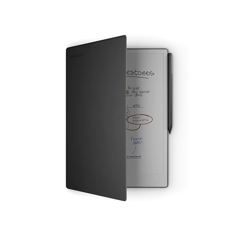 reMarkable Paper Pro Leather 11.8" Book Folio for Paper Pro Tablet, Black (RM07B-1005NW) image 1