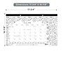 2026 Blueline DoodlePlan 10.875" x 17.75" Monthly Desk Pad Coloring Calendar, Black/White (C2917001)~#|#~AA64BB4C-F85F-4B96-BA331E62731425D9_sc7