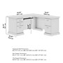 Bush Business Furniture 66"W Arlington L Shaped Desk with Drawers and Keyboard Tray, Harvest Cherry (WC65570-03K)~#|#~AA67BC5A-A029-4503-B16375B484ADA7AE_sc7