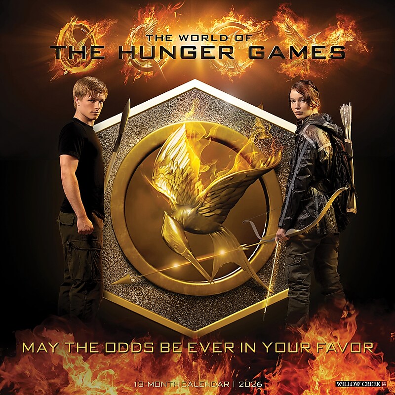 2026 Willow Creek Hunger Games 12" x 12" Monthly Wall Calendar (51535) image 1