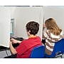Classroom Products Foldable Cardboard Freestanding Privacy Shield, 24"H x 28"W, White, 10/Box (2410 WH)~#|#~AA71CFB4-6963-4928-90D16C4271FE2D03_sc7