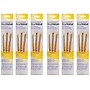 Princeton RealValue Short Handle Mixed Media Natural Camel Variety Round Brush Set, 3/Set, 6 Sets/Bundle (PBXPR9105-6)~#|#~AA7283C4-587C-48CC-9C2296BCDC0A0DD8_sc7