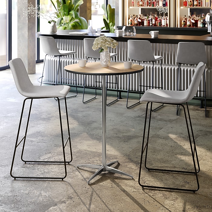 Flash Furniture 30'' Round Wood Cocktail Table (XA30COTA) | Staples