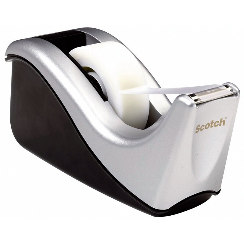 Scotch Desktop Dispenser, 3", 1" Core, Black (C60-ST) image 1