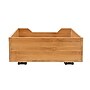 Household Essentials Glidez Bamboo and Steel Pull-Out/Slide-Out Storage Organizer for Under Cabinet Use, 1-Tier Design (HE1087)~#|#~AA7BCA83-2E57-43C9-BCC8632C09C93DC6_sc7