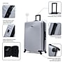 DUKAP Inception 33.86" Hardside Suitcase, 4-Wheeled Spinner, TSA Checkpoint Friendly, Silver (DKINC00XL-SIL)~#|#~AA80140C-51FF-4DBC-A31C7C34DD8E6762_sc7
