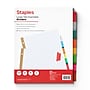 Staples Large Tab Insertable Paper Dividers, Assorted Colors, 8-Tabs (13492/11123)~#|#~AA8471E5-3887-4684-930EF57FCD2B7E85_sc7