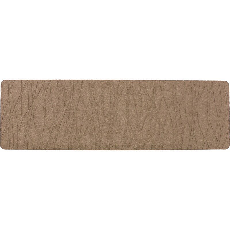 M + A Matting TuffComfort Anti-Fatigue Commercial Standing Desk Floor Mat, 6' x 2', Sand (5230242272107) image 1