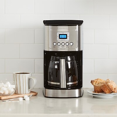 Cuisinart 14-Cups Automatic Coffee Maker, Silver (DCC3200NAS) Sansujyuku sansujyuku.com
