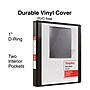 Staples 1" 3-Ring View Binders, D-Ring, Black, 12/Pack (26431CT)~#|#~AA909F2B-B1AD-4C83-A9FFE96BBFDCC6DE_sc7