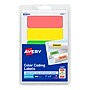 Avery Laser Color Coding Labels on 4" x 6" Sheets, 1" x 3", Assorted Colors, 200 Labels/Pack (5481)~#|#~AA9268E7-25F2-441C-85D6CB263C3A438B_sc7