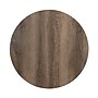 Household Essentials Jamestown 31.5"Dia Laminate Round Coffee Table, Ashwood/Black (8079-1)~#|#~AA956EC0-E660-4748-8256CD638C86B646_sc7