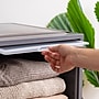 Iris Plastic Storage Bin With Sliding Door, Gray, 3/Pack (500109)~#|#~AA961FFC-8ED4-40C7-A280E517640BA3E4_sc7