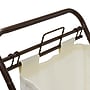 Household Essentials Rolling Laundry Hamper with Heavy‑Duty Canvas Bag and Foldable Frame, Bronze (HH7172)~#|#~AA9A8611-DA3E-4DDF-8414C7270883440B_sc7
