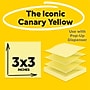 Post-it Pop-up Notes, 3" x 3", Canary Collection, 100 Sheet/Pad, 12 Pads/Pack (R330-YW)~#|#~AAA191C7-ED1D-44A7-8463BC36336B067D_sc7