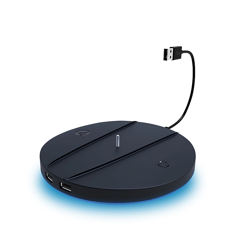 4Gamers Stealth Vertical Stand, Gaming Accessory Stand, Compatible with PS5 Slim Disc & Digital Editions, Black (SP-SVS-4G) image 1