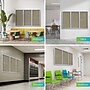 Ghent 4' H x 6' W Enclosed Vinyl Bulletin Board with Satin Frame, 3 Door (PA34872VX-181)~#|#~AAA4D3FE-7145-43FE-9B1ABC5EE15AF615_sc7