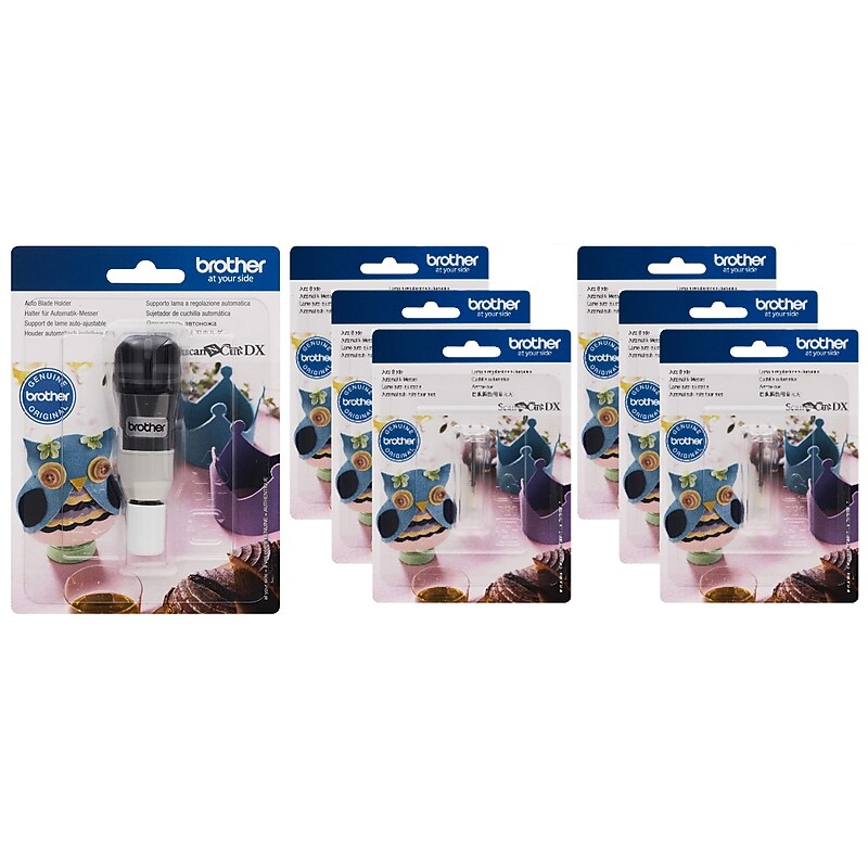 Brother ScanNCut DX Auto Blade Holder Replacement Blades, 7/Pack (CADXHLDBLD6-STP) image 1