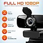 Delton 20X/C24 Wireless Noise Canceling Bluetooth Computer Headset and 1080p Webcam Bundle, USB-A, Black (DBTHEAD20XBNDL)~#|#~AAABD1C1-FB80-4BC9-AE8975B838756CFD_sc7