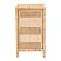 bali & pari Bella 18.3"W x 18.3"D Natural Rattan Nightstand, Natural (226-13095-HiT)~#|#~AAAC1DAC-0944-4973-887B01B63EBEE692_sc7