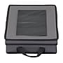 Household Essentials 10.96 Quart Dinnerware Storage Box with Lid, Fabric, Gray (52546-1)~#|#~AAAF97AD-F304-4137-B1C8EF8A697B8909_sc7