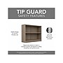 Bush Furniture Universal 30"H 2-Shelf Bookcase with Adjustable Shelf, Ash Gray Laminated Wood (WL12426)~#|#~AAB1E619-4601-4F9C-97F4684B52BABEB0_sc7