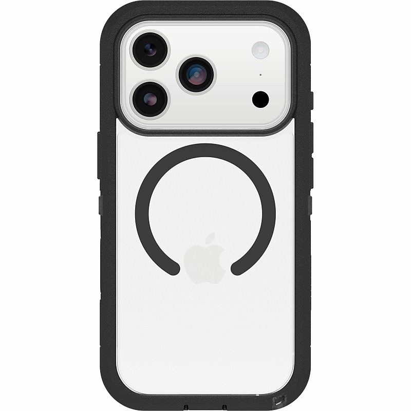 OtterBox Defender Series Pro XT MagSafe Phone Case for Apple iPhone 17 Pro, Shock Absorbing, Dark Side (77-98459) image 1
