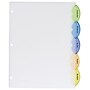 Avery Style Edge Insertable Plastic Dividers, 5 Tabs, Assorted Colors (11200)~#|#~AAB978EE-C6AF-4597-89235A77A7233CED_sc7