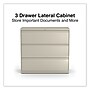Alera 3-Drawer Lateral File Cabinet, Letter/Legal Size, Lockable, 40.25"H x 42"W x 18.63"D, Putty (ALEHLF4241PY)~#|#~AAB9A654-8159-422F-9C4842DE65DB8317_sc7
