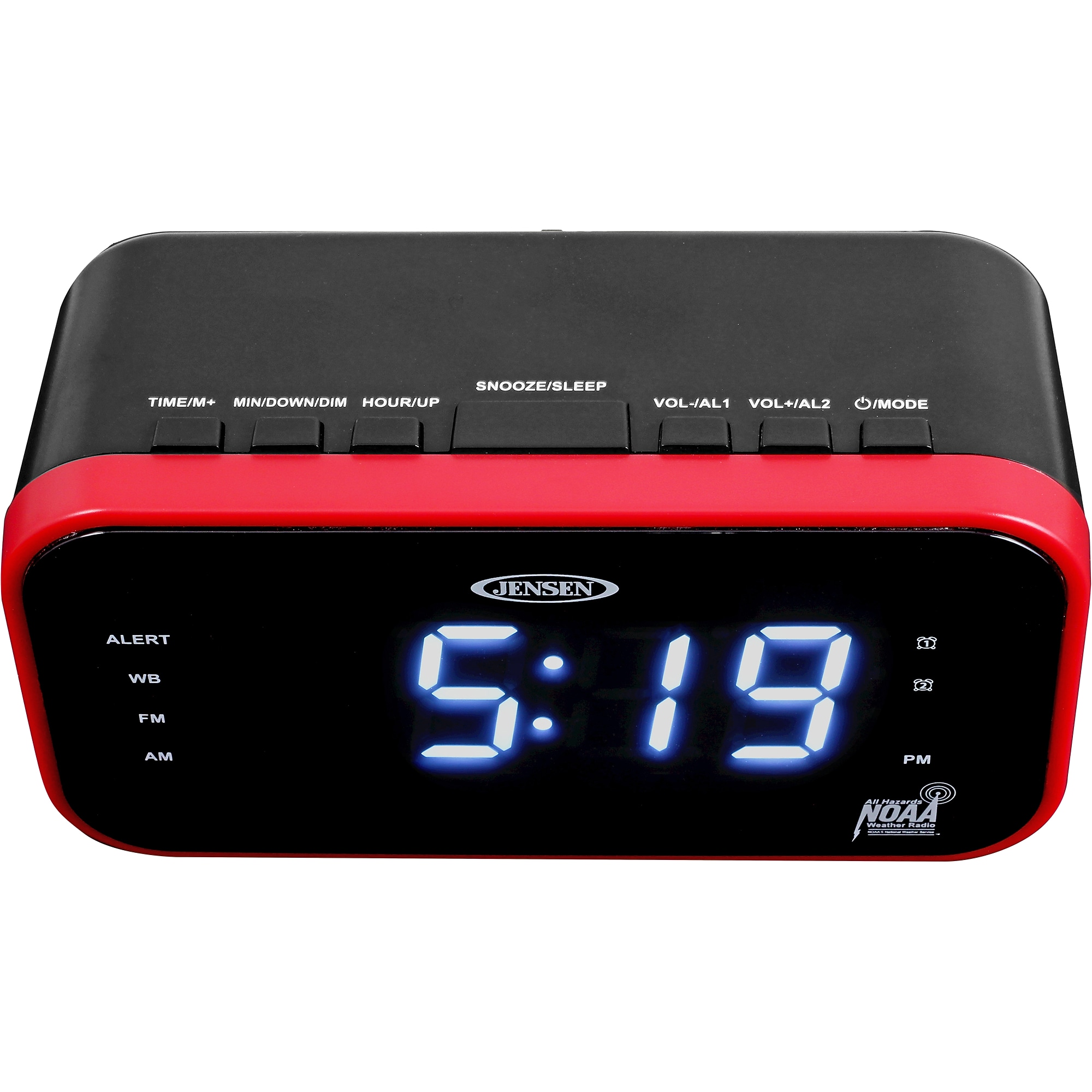 Jensen Weather Band Clock Radio with Weather Alert (JEP-150) Sansujyuku sansujyuku.com