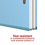 Staples Heavy Duty Pressboard Classification Folder, 1-Divider, 2" Expansion, Letter Size, Light Blue, 10/Pack (ST62791)~#|#~AABB973A-FBAA-4977-A12DED3D4602244C_sc7
